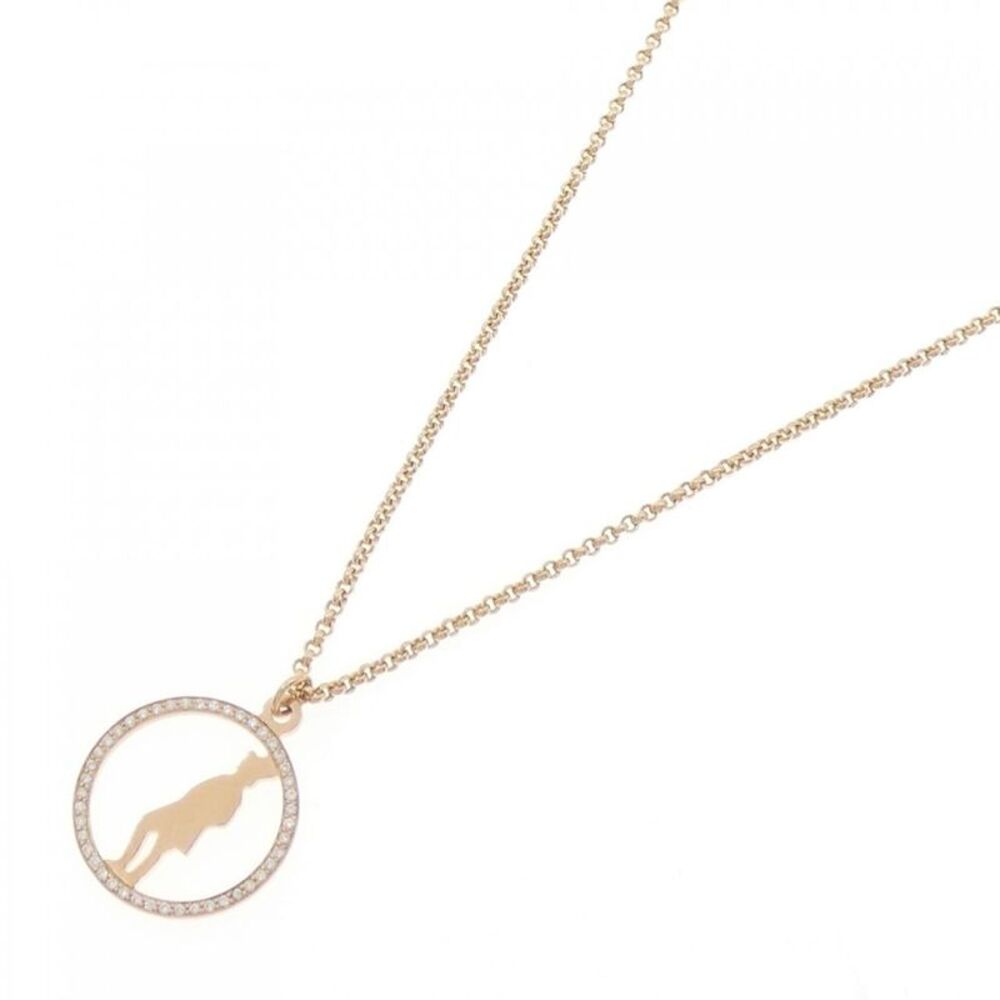 Hermes 750 Pink Gold Diamond Necklace - Picture 2 of 6